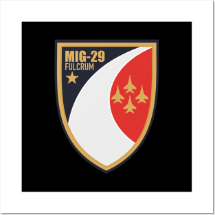 Mig-29 Fulcrum Patch Posters and Art